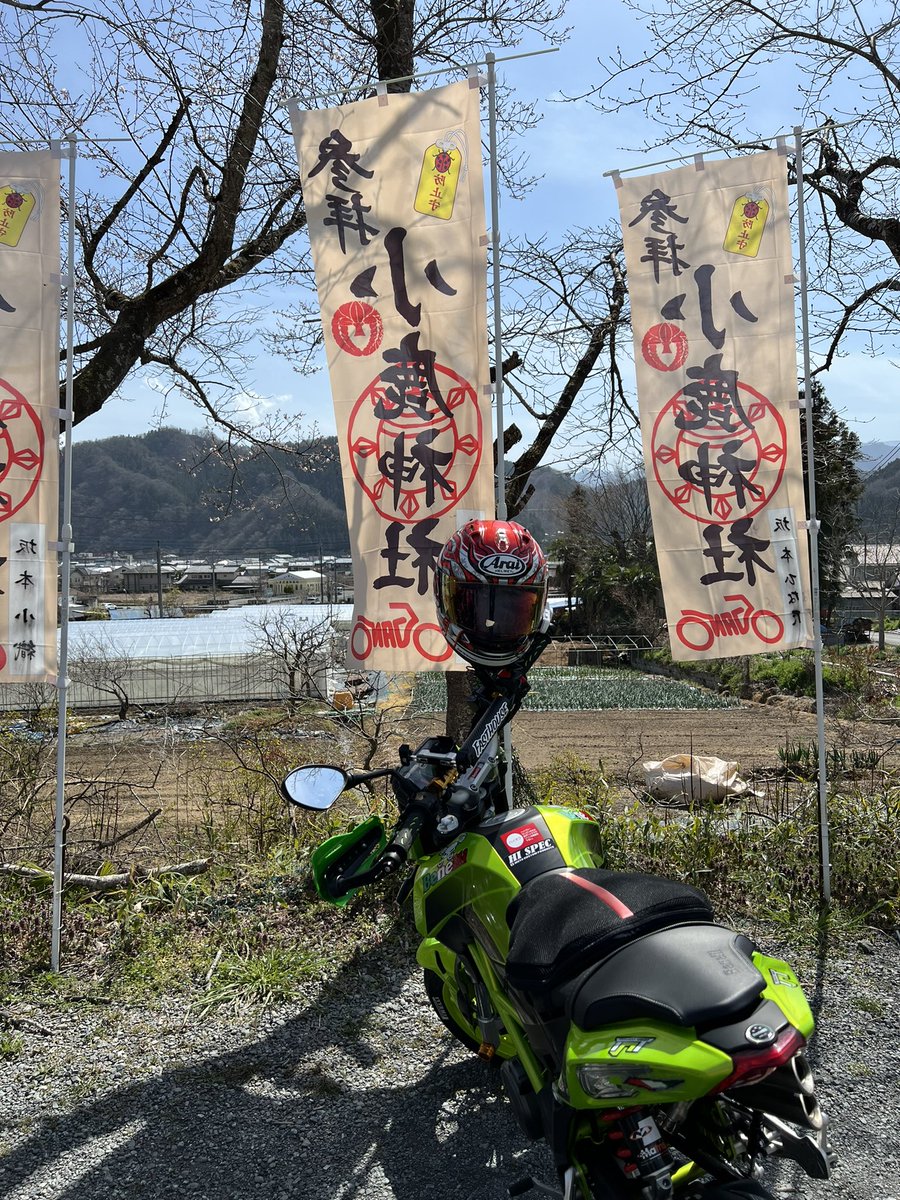 そして神社に来た⛩️

＃ベネリ
＃TNT125