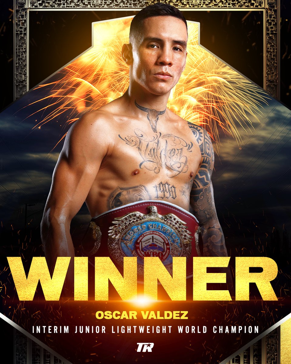 trboxing's tweet photo. The return to gold 🏆 @OscarValdez56 https://t.co/U03iufJm1t