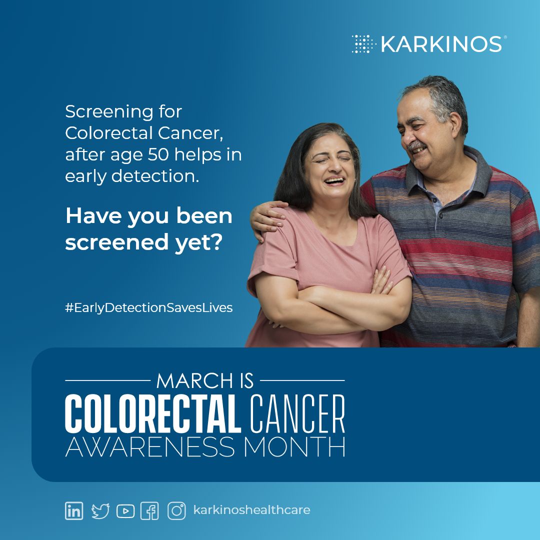 1 in 20 people will be diagnosed with colorectal cancer in their lifetime, even though it is one of the most #preventable cancers. 

This #ColorectalCancerAwarenessMonth, let's pledge to get screened & get detected early.

#earlydetectionsaveslives