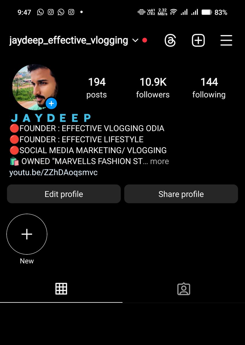 jdpmo12's tweet photo. @instagram Now nothing is showing on my account 😔😔😔😭😭 please @instagram @Meta  give me a chance. For a single video how could you delete my entire account without any warnings? Delete all those contents which are violating community guidelines and please let me reuse my account again. https://t.co/rC46sCPyhZ