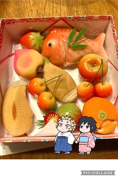 山形の親戚がお雛菓子を送ってくれたあっちでは4月にひな祭りやるんだよね 