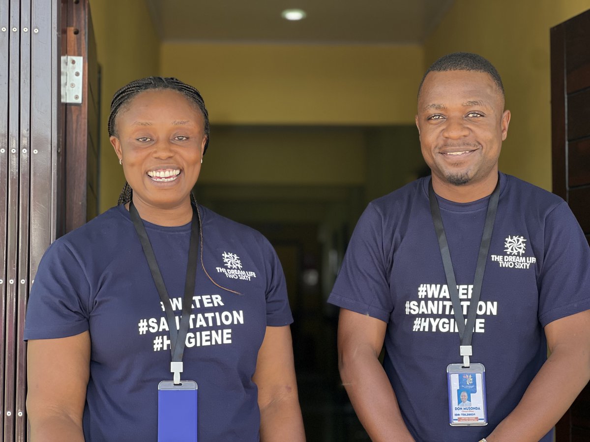 It's World Health Worker Week. Join us in thanking Health Worker Heroes like Aline and Don. During the recent cholera outbreak they treated 36 patients with cholera at the Anthu Omwe Health Center in Central Province. @USAID @USAIDGH #WHWW #HWHero