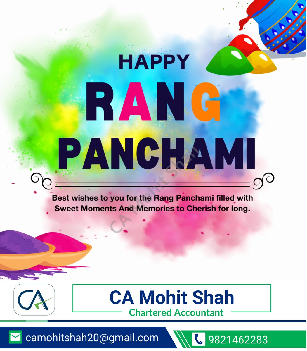 Celebrating the festival of colors, Ranga Panchami! Let's spread joy and happiness with colors.  

#RangaPanchami #HoliFestival #FestivalOfColors #SpringFestival #HinduFestivals #CulturalHeritage #Traditions #FestiveSpirit #ColorfulCelebration #JoyAndHappiness