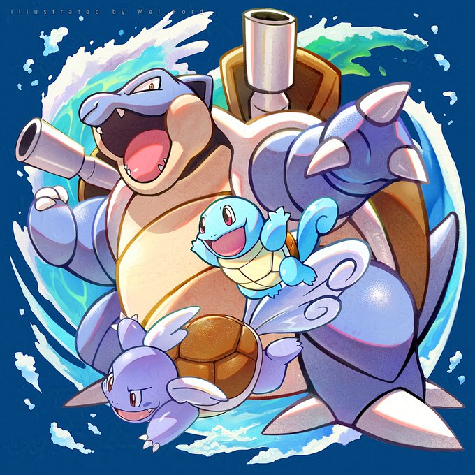 「squirtle tongue」Fan Art(Latest)