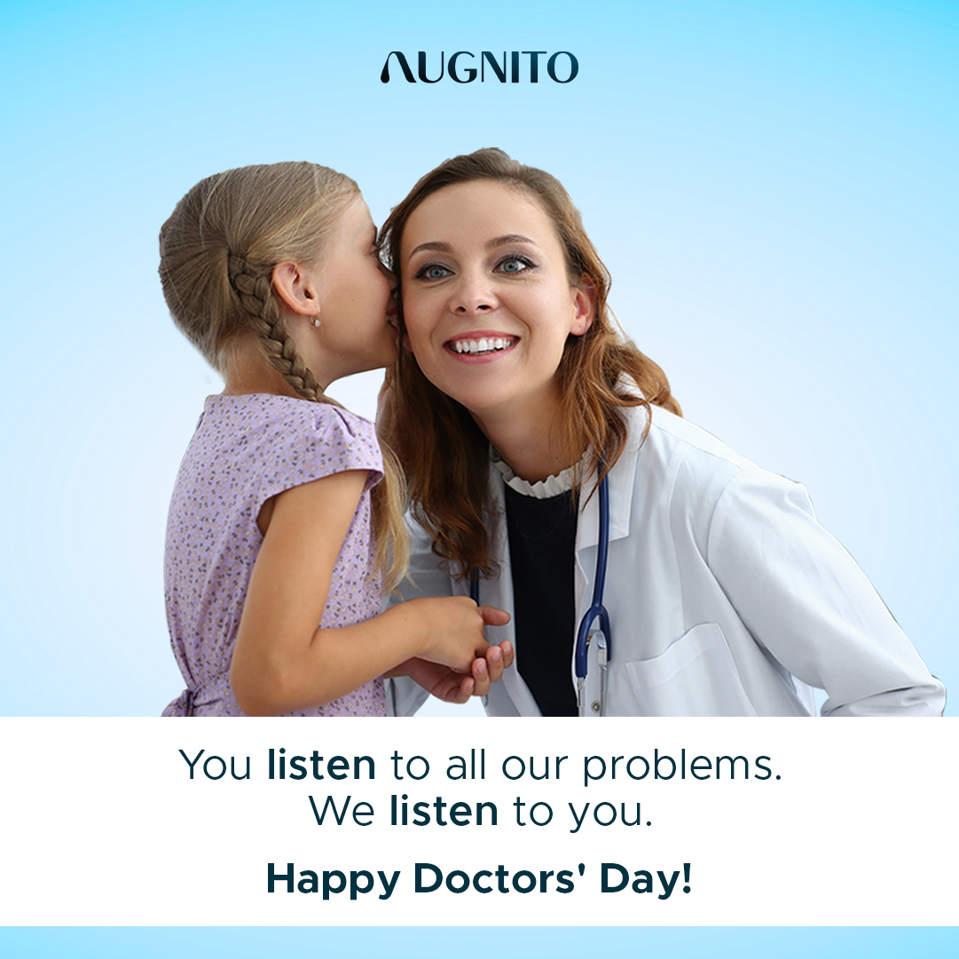 #TeamAugnito wishes you Happy Doctors' Day! Thank you for your tireless commitment to healing & caring for others. Your impact on our lives is immeasurable! 💙 #DoctorsDay #ThankYouDoctors #grateful