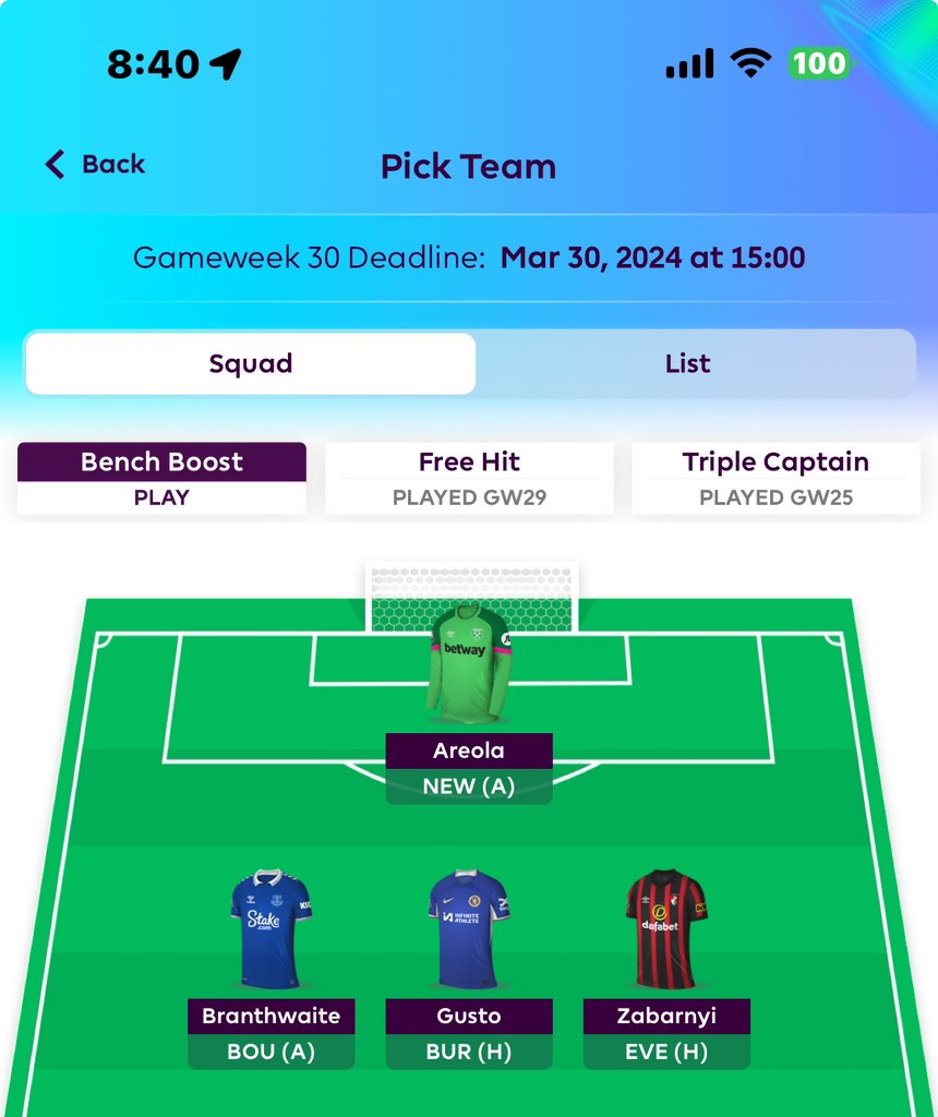 bouja__'s tweet photo. @FPL_Harry That’s pretty solid IMO…considering Areola’s save points https://t.co/tR6Ep9L7VZ