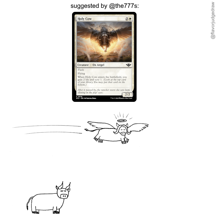 MTG flavor judge drawings   (@flavorjudgedraw) on X