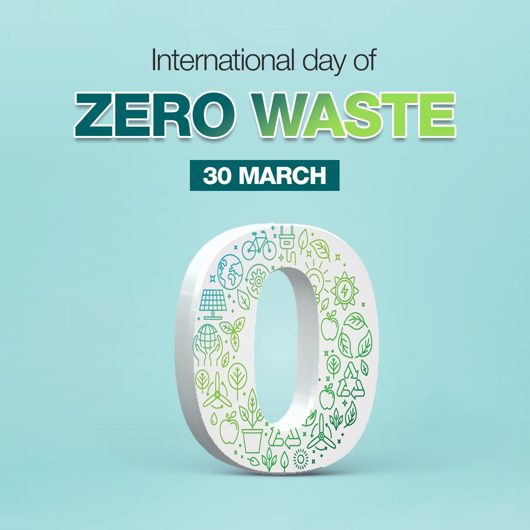 From composting to upcycling, there are endless ways to embrace a zero-waste lifestyle. On International Day of Zero Waste, let's take a step forward towards a greener planet! #ZeroWasteDay
