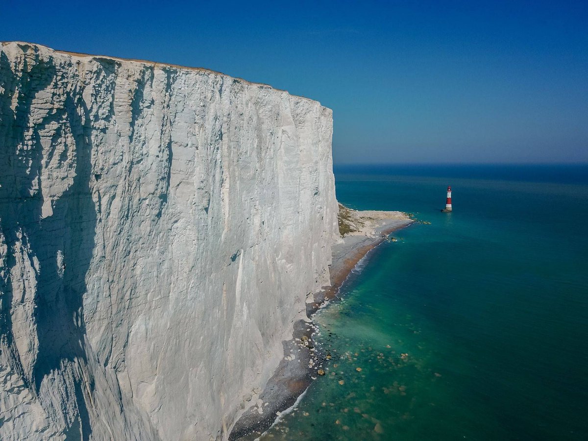 We think our coastline is something special but it's also part of a changing landscape. Coastal erosion sees cliff fall on a regular basis. #BeCliffAware - respect the landscape and avoid getting too close to the edge. 📷 Joel Vodell #SouthDowns #SevenSisters