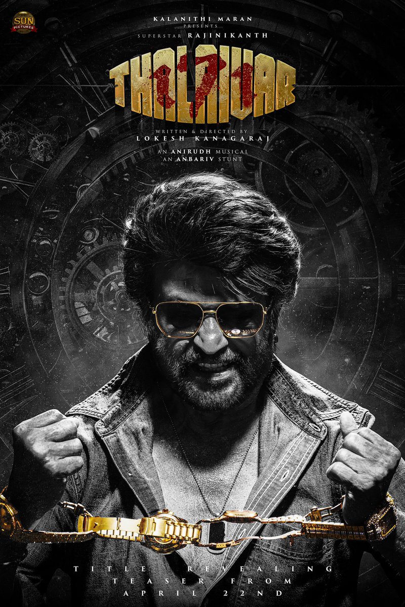 #Thalaivar171TitleReveal on April 22
Follow us @indcinemas #indiancinemas #bollywood #kollywoodcinema  #tollywood  #mollywood