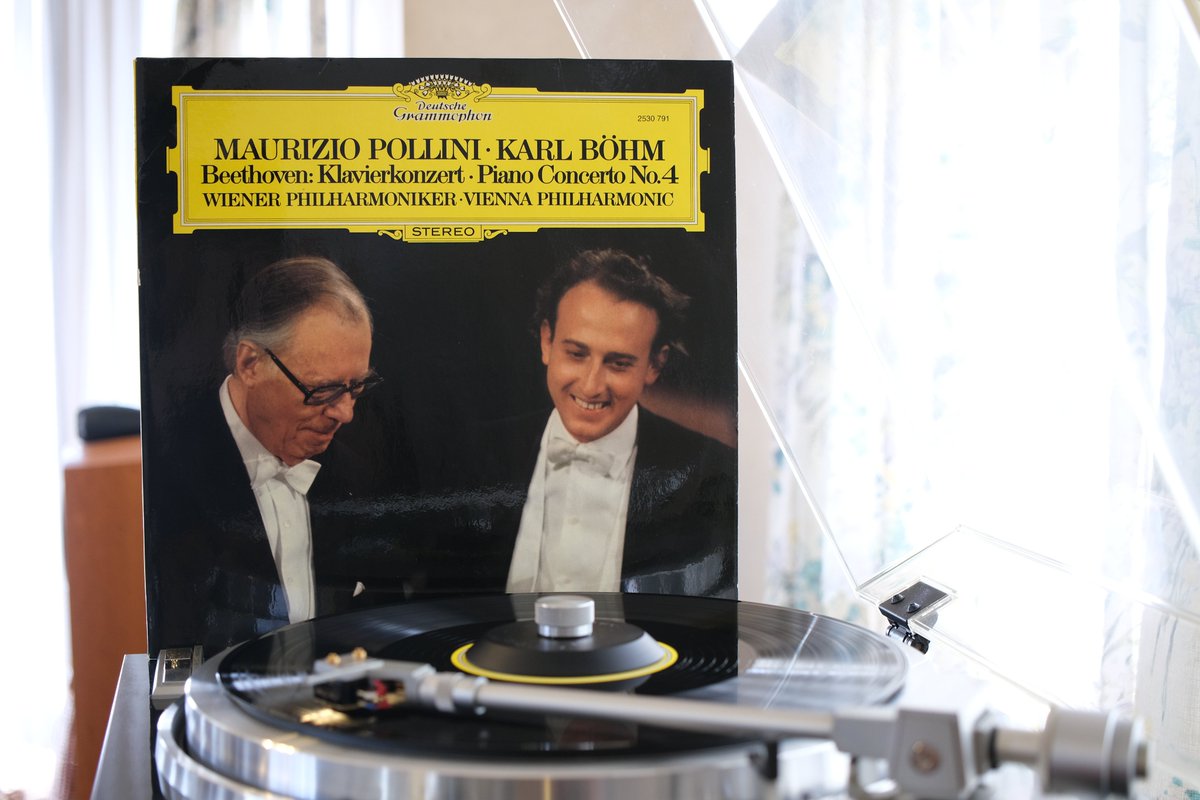 #NowPlaying #ClassicalMusic #Beethoven #PianoConcerto No.4 #MaurizioPollini Pf #KarlBöhm cond. #ViennaPhil #VinylRecords #Vinyl #アナログレコード