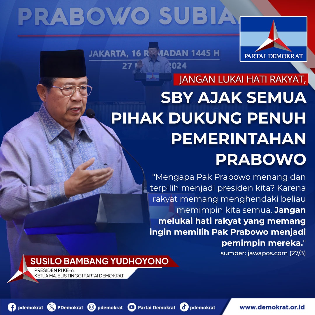 Partai Demokrat tweet media