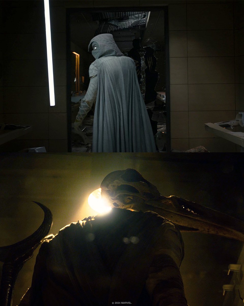 MarvelLATAM's tweet photo. En el aniversario de su estreno, recordamos que Moon Knight es arte 😮‍💨

#MoonKnight, todos los episodios disponibles, solo en @DisneyPlusLA. https://t.co/D5ggchVbMp
