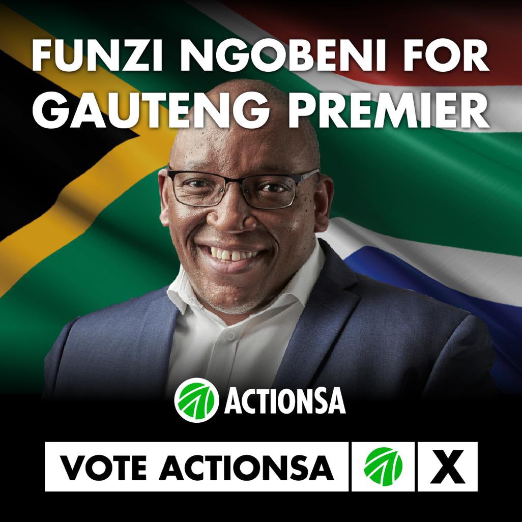 @GodPenuel @Funzi_Ngobeni is @ActionSA_GP Premier Candidate. #OnlyActionWillFixGauteng