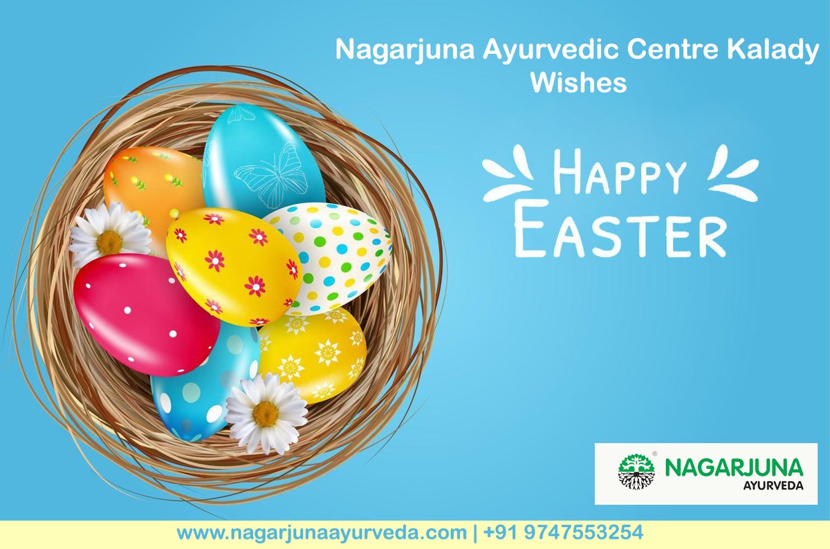 Nagarjuna Ayurvedic Centre,Kalady wishing you a Easter filled with hope, faith, and grace. Happy Easter to all.
#easter #easter2024 #eastereggs #easterevent #nagarjunaayurveda