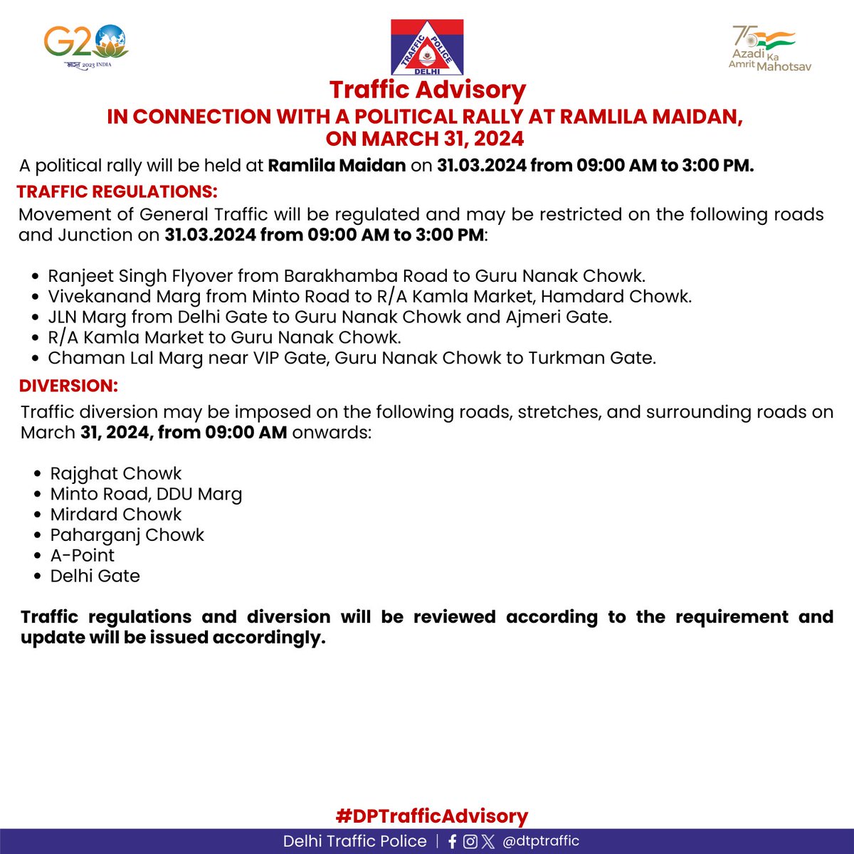 Delhi Traffic Police tweet media