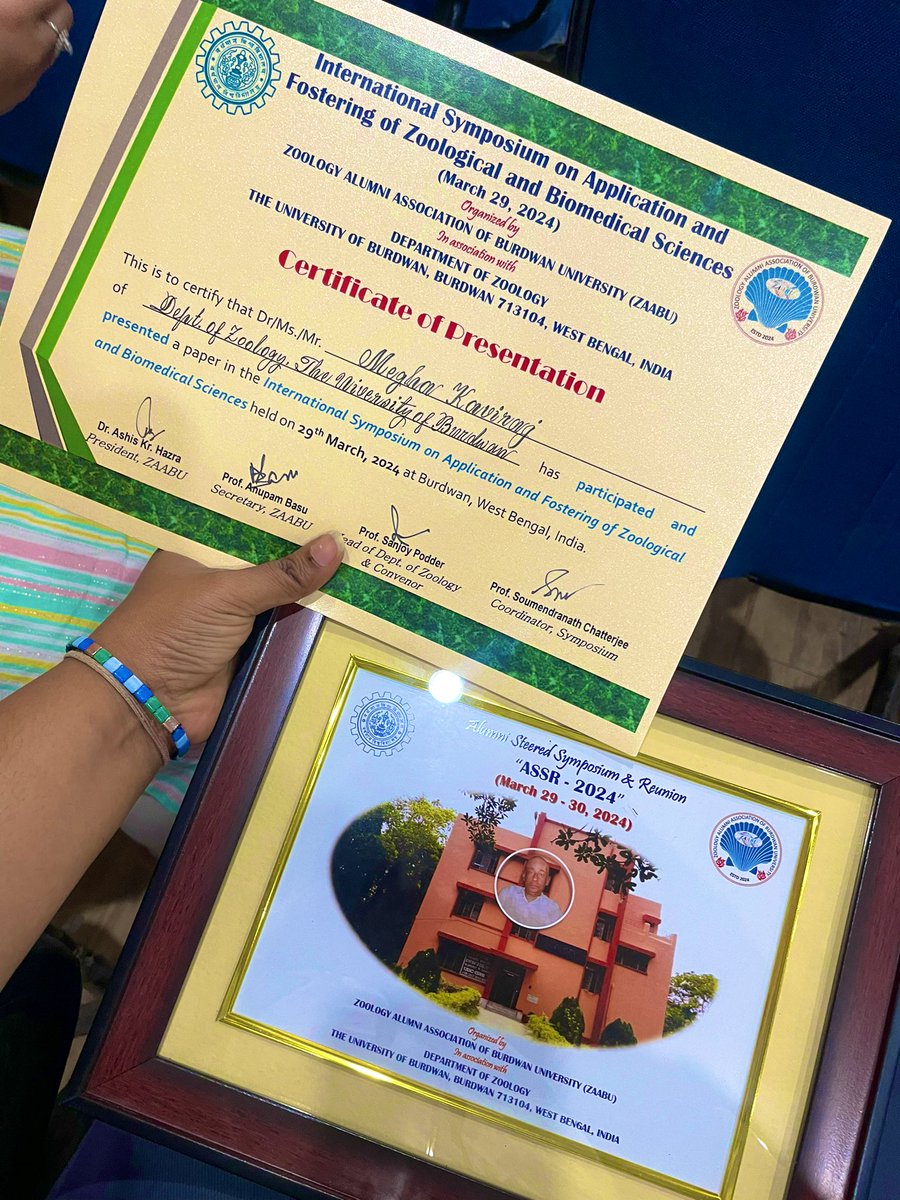 kaviraj_megha's tweet image. A great time spent in first day of ASSR 2024. Thanks to the ZAABU team for the opportunity.#AcademicChatter #oral-presentation #ScienceOpen