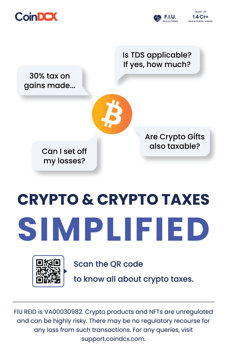 👀 𝐃𝐢𝐝 𝐲𝐨𝐮 𝐬𝐩𝐨𝐭 𝐨𝐮𝐫 𝐟𝐫𝐨𝐧𝐭 𝐩𝐚𝐠𝐞 𝐚𝐝 𝐢𝐧 𝐓𝐡𝐞  @EconomicTimes 𝐭𝐨𝐝𝐚𝐲? 𝐘𝐞𝐬, 𝐢𝐭 𝐢𝐬 𝐨𝐧 𝐜𝐫𝐲𝐩𝐭𝐨  𝐭𝐚𝐱𝐚𝐭𝐢𝐨𝐧! Many investors and traders have entered the #crypto  market for the first time over