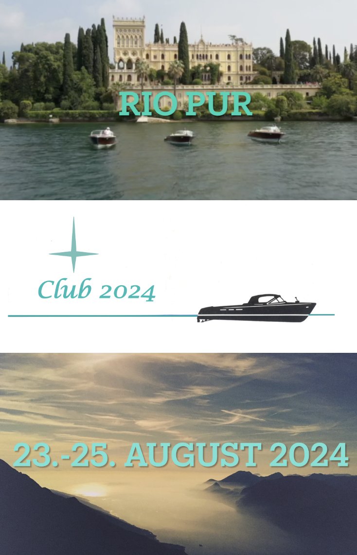 RioClassicBoats's tweet photo. You have a Rio legend? Take part!
You don't have one right now? Take also part!
"Rio Club Event 24": Italy, Lago di Garda.
More to know: info@rioclassicboats.com

#rioboats #woodenboats #legends #lifestyle #dolcevita #luxury #classicboat #boat #italy #motorboat #rioyachts 🚤 https://t.co/jO6y6QLSg0