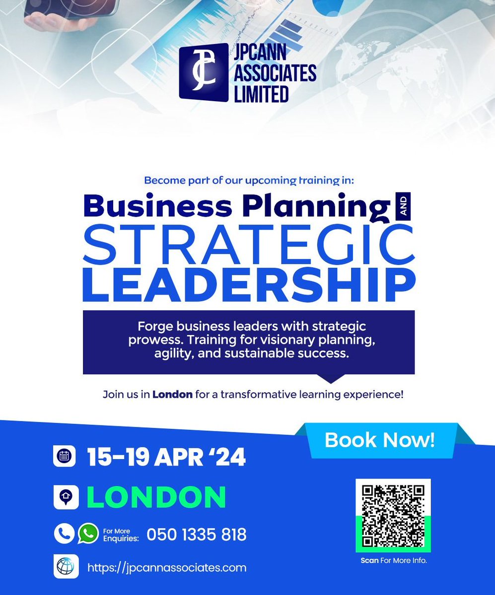 Join us in London for a transformative learning experience! #London #business #businessplanning #strategicleadership