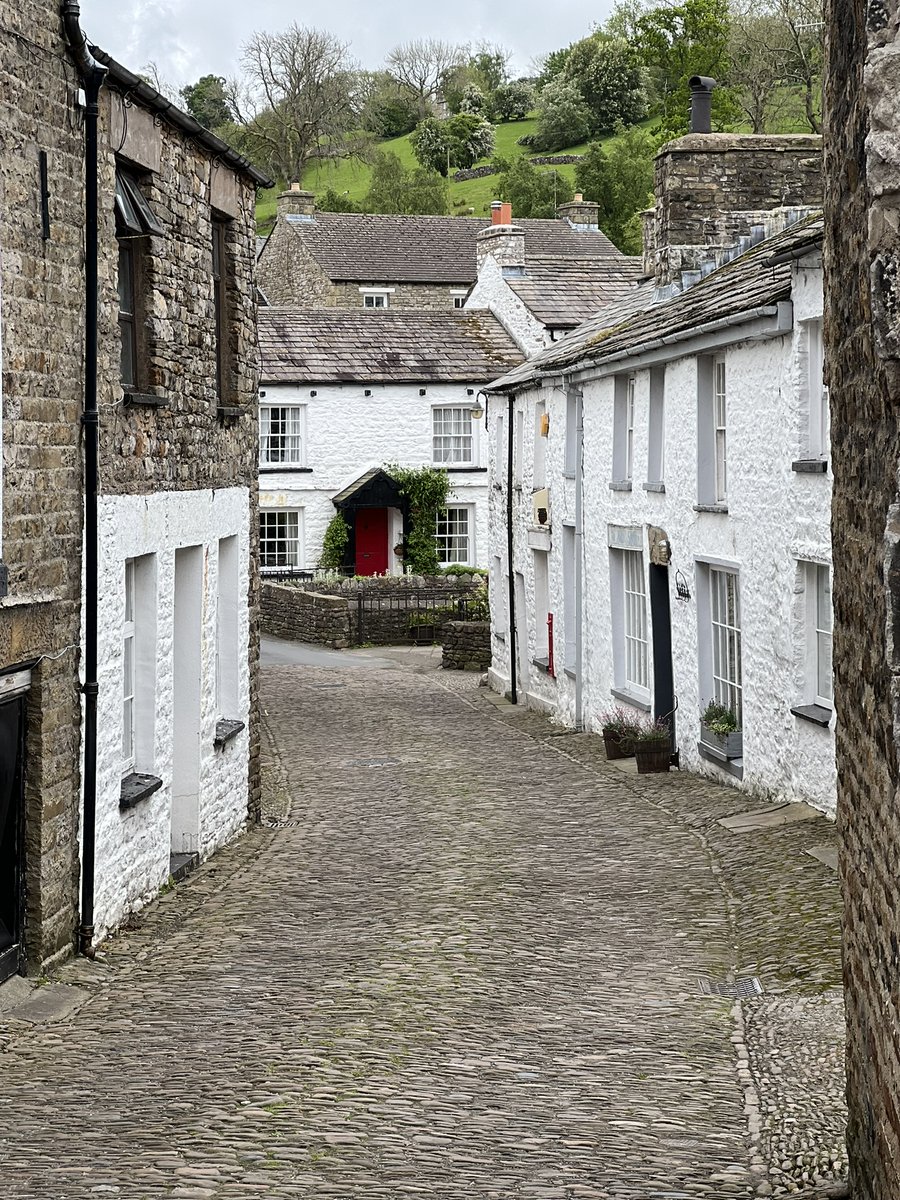 Each morning we open a window to the Dales and share some of our favourite views, like this of Main Street, Dent. #YorkshireDales