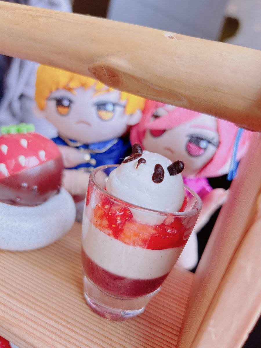 本日も祝われてる🐼🍓 