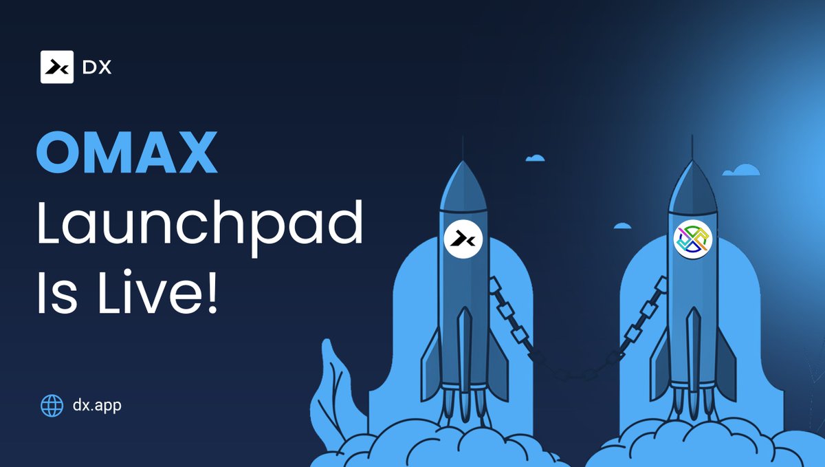 dxsale's tweet photo. The @OmaxToken Launchpad has officially landed on DxSale - the ultimate hub for DeFi innovations! 🔥

Get ready to explore new DeFi opportunities, participate in groundbreaking token launches, and be part of the future of decentralized finance. 🌐

Join us on DxSale and elevate your crypto journey to new heights! 💫

#DeFi #Crypto #OmaxLaunchpad #DxSale #Blockchain #FinanceRevolution