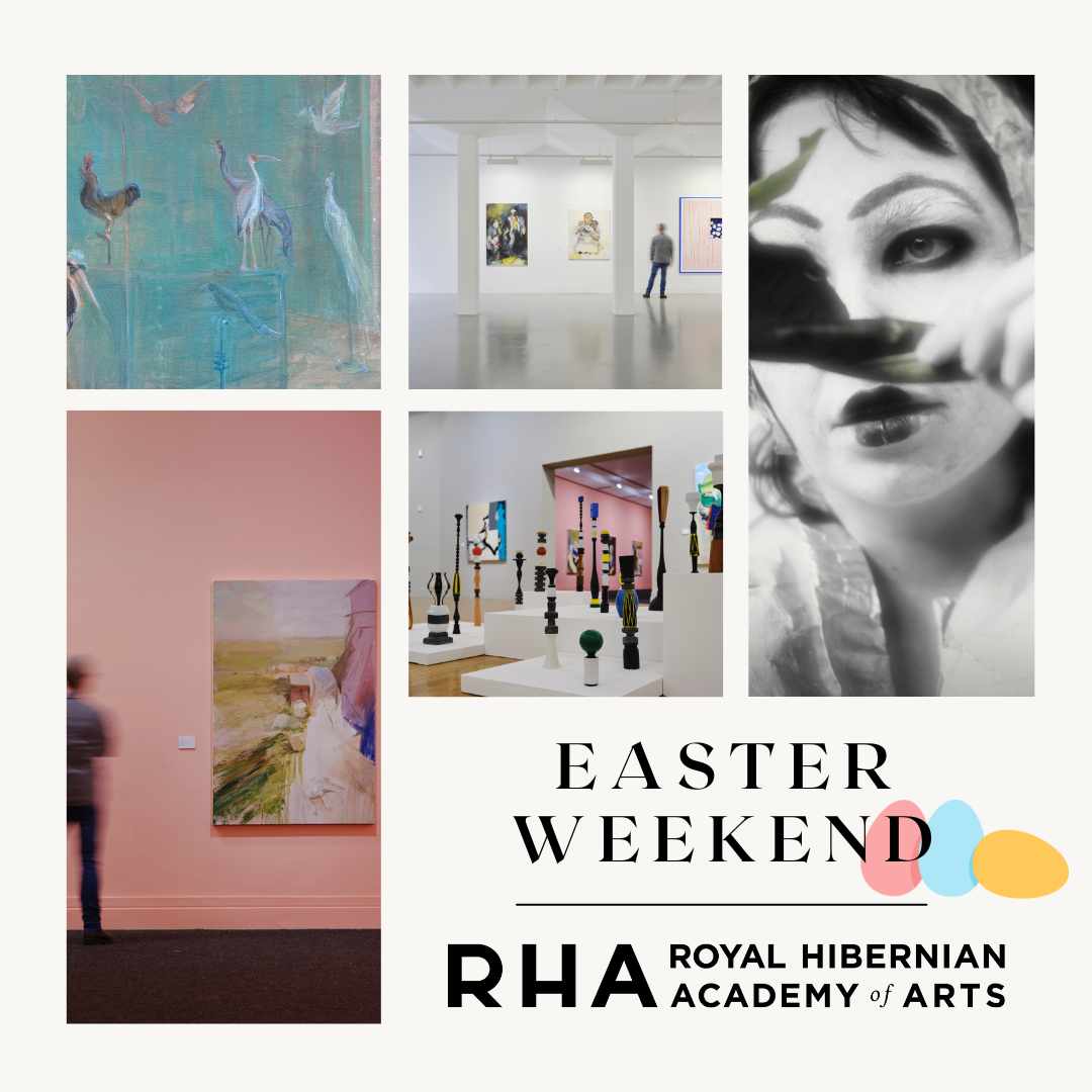 🐰 It’s Easter Weekend at the RHA - find out what’s on view here today and tomorrow: rhagallery.ie We’re open from 11am - 5pm today and 12pm - 5pm on Easter Sunday. The RHA will be closed on Bank Holiday Monday. #RHA #RHAGallery #ArtsCouncilSupported #AlwaysFree