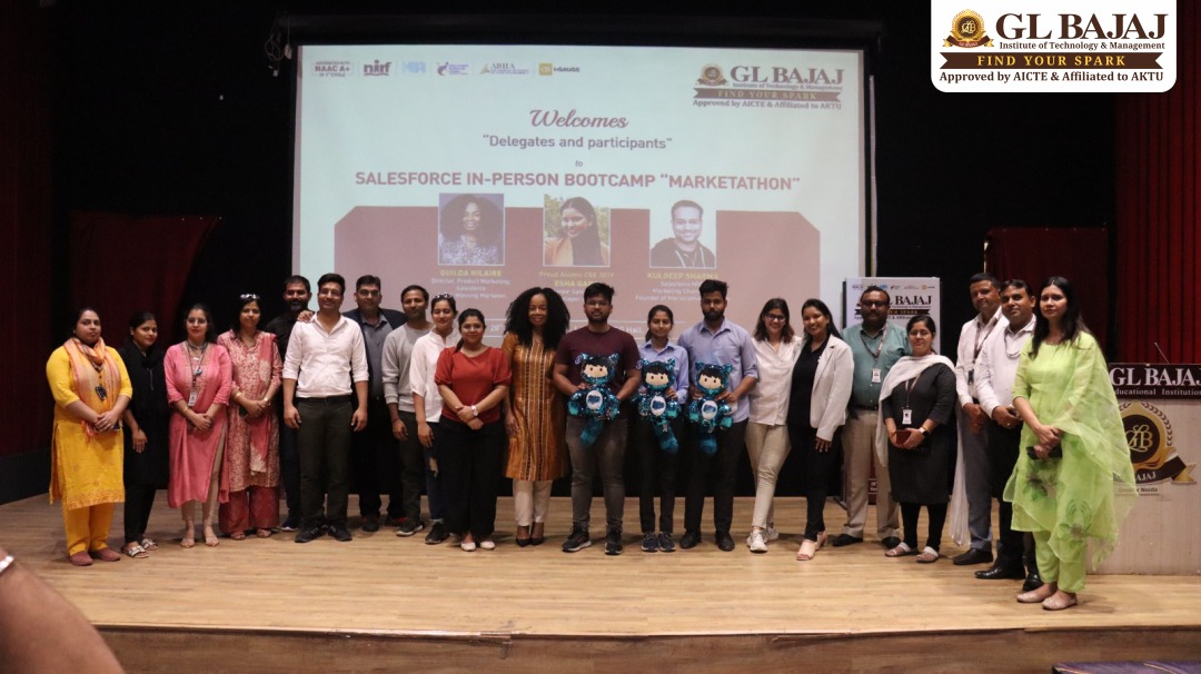 glbajaj's tweet photo. GL Bajaj Institute of Technology & Management (GLBITM) organised a Salesforce in-Person Bootcamp Marketathon.
#Glbajaj #glbitm #salesforce #marketathon #cloudcomputing #training #studenttraining #collegeevent #NAAC #NIRF #NBA #beaglbian #bootcamp #cloudcomputing #training https://t.co/i9DvXOEKkU