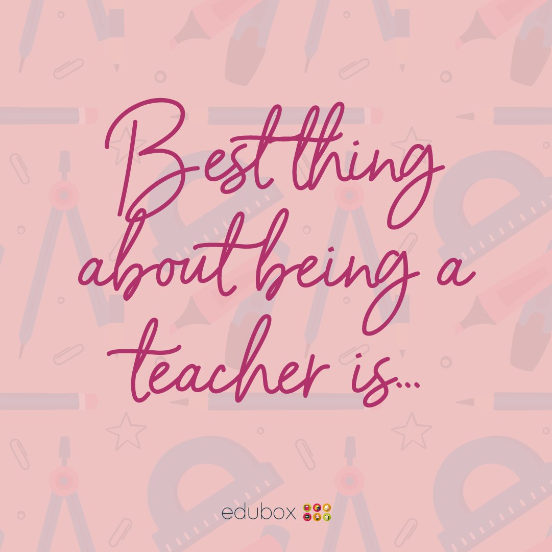 EduboxSocial's tweet photo. 💡🍎 Calling all Teachers: It's the million-pound question! 💰👩‍🏫 What is the absolute BEST thing about being a teacher? 🌟💬 Share your thoughts, experiences, and moments of pure joy in the comments below! Let's celebrate the incredible journey of education together! https://t.co/6Se343E1Xz