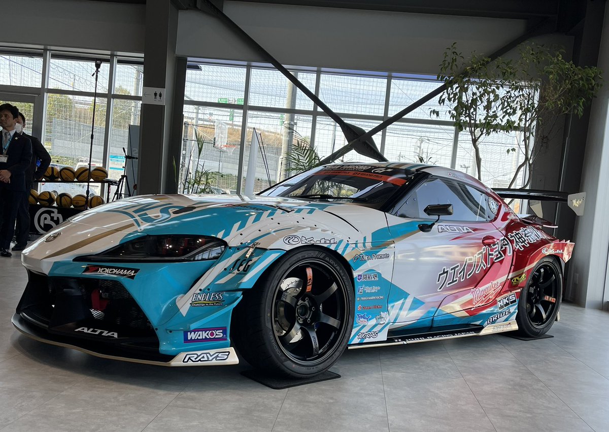 これが今年の ウェインズトヨタ神奈川俺だっレーシングGRスープラだ