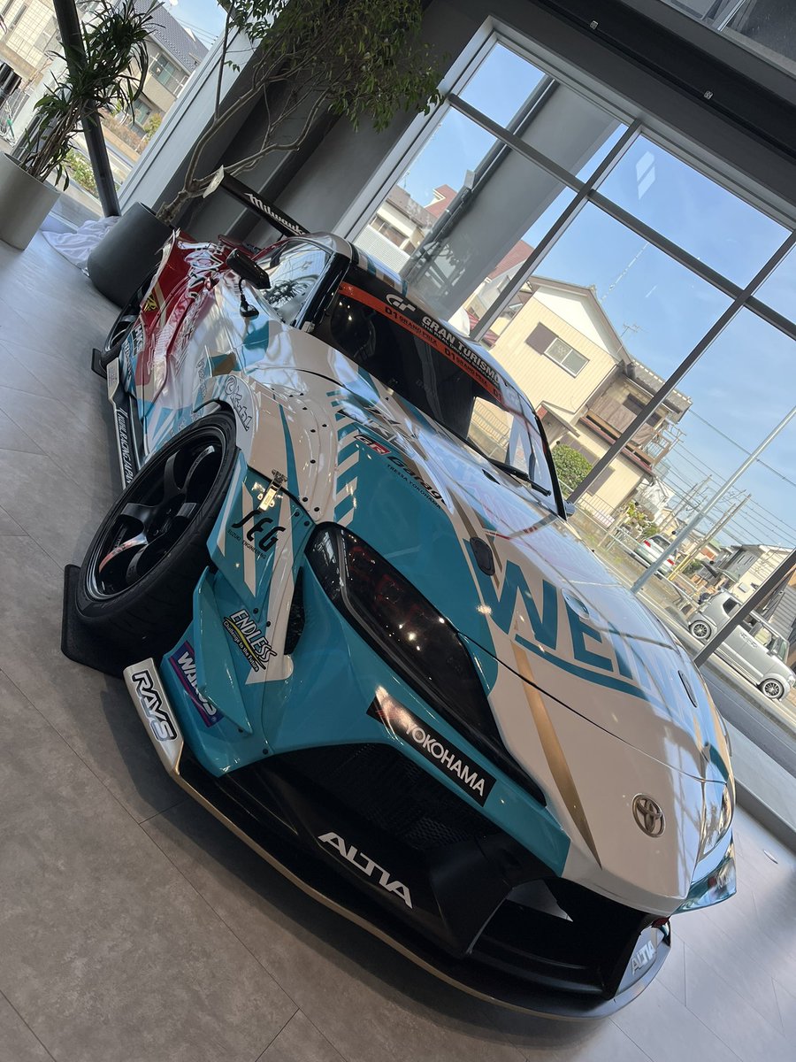 これが今年の ウェインズトヨタ神奈川俺だっレーシングGRスープラだ