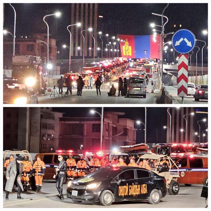 Урд шөнө эднүүс бүр нохой нтртэйгээ ингээд гүүрэн дээр зогсож байсан. Гайхсан зүйлс:

-Ингээд байж бтал хаа нэгтээ осол, гал гарвал яах бол?

-Клипний зураг авалт юм бол энэ хүмүүёт илүү цаг+ урамшуулал өгдөг үү?

-Хүнд ажилтай хүмүүсийг шөнөөр ингэж дайчлах нь хэр зөв бэ? Шөнө