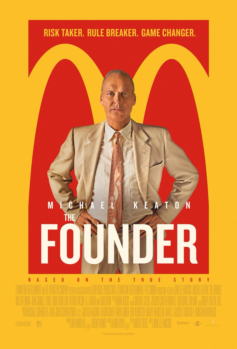 SDM_Eh's tweet photo. Признаюсь, не знал об истории становления #McDonalds. Хороший фильм. Ещё и Бэтмен в главное роли ) 7/10 #imdn #thefounder https://t.co/8emZG2XJJt