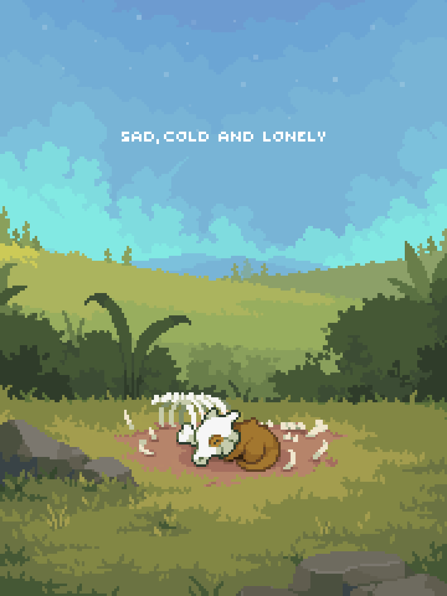 🌱🦴🌲
#pixelart #ドット絵