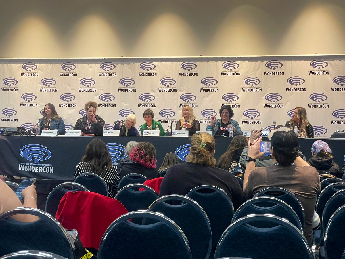 My final panel of the day was Such Sights to Show You: How Women in Horror Make Movies on Any Budget. Probably the most fun I had all day. The chemistry between these filmmakers is just on another level. Some highlights below.