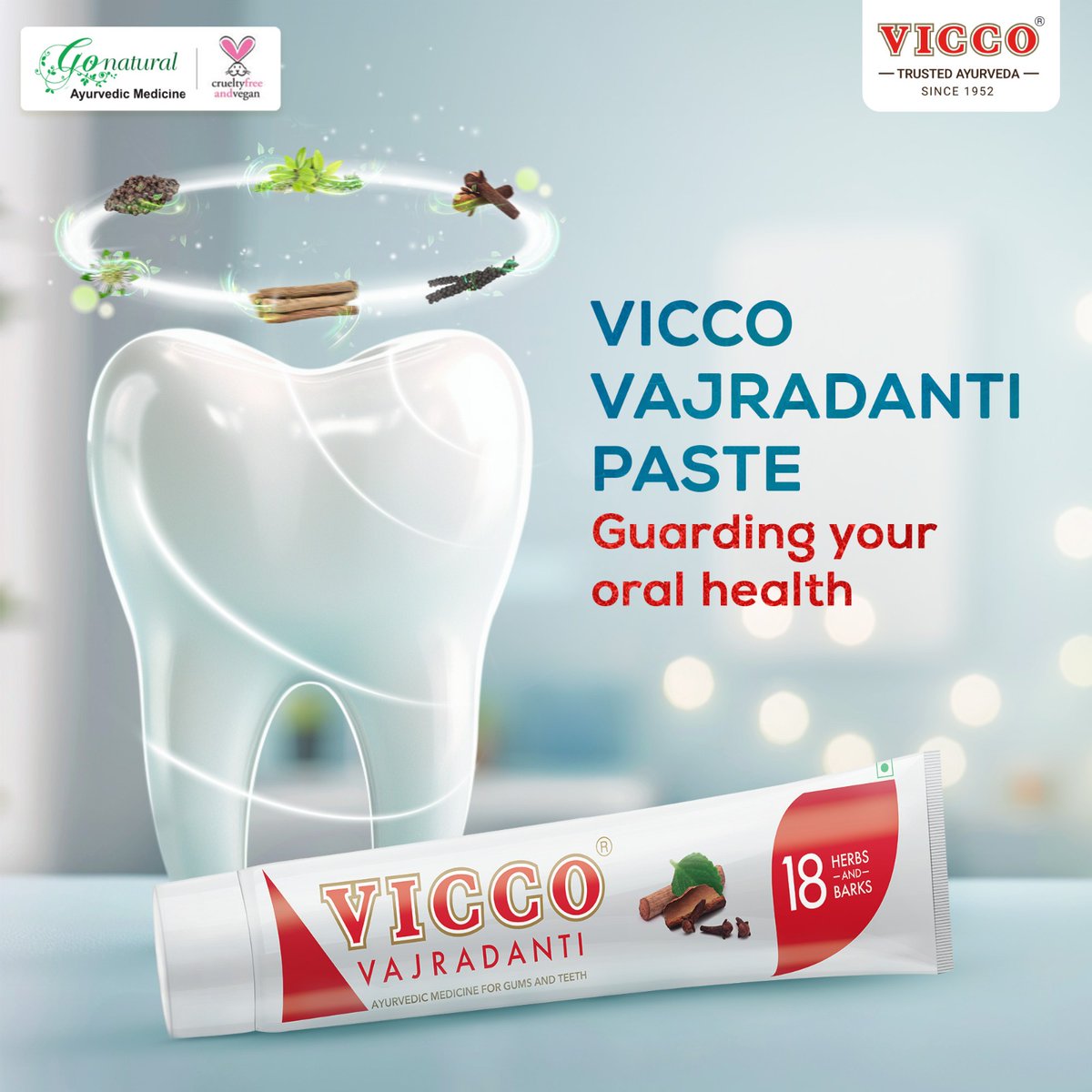 Transform your oral health problems with a bright smile. #Vicco #ViccoVajradanti #viccolabs #oralcare #dentalcare #healthyteeth #whiteteeth