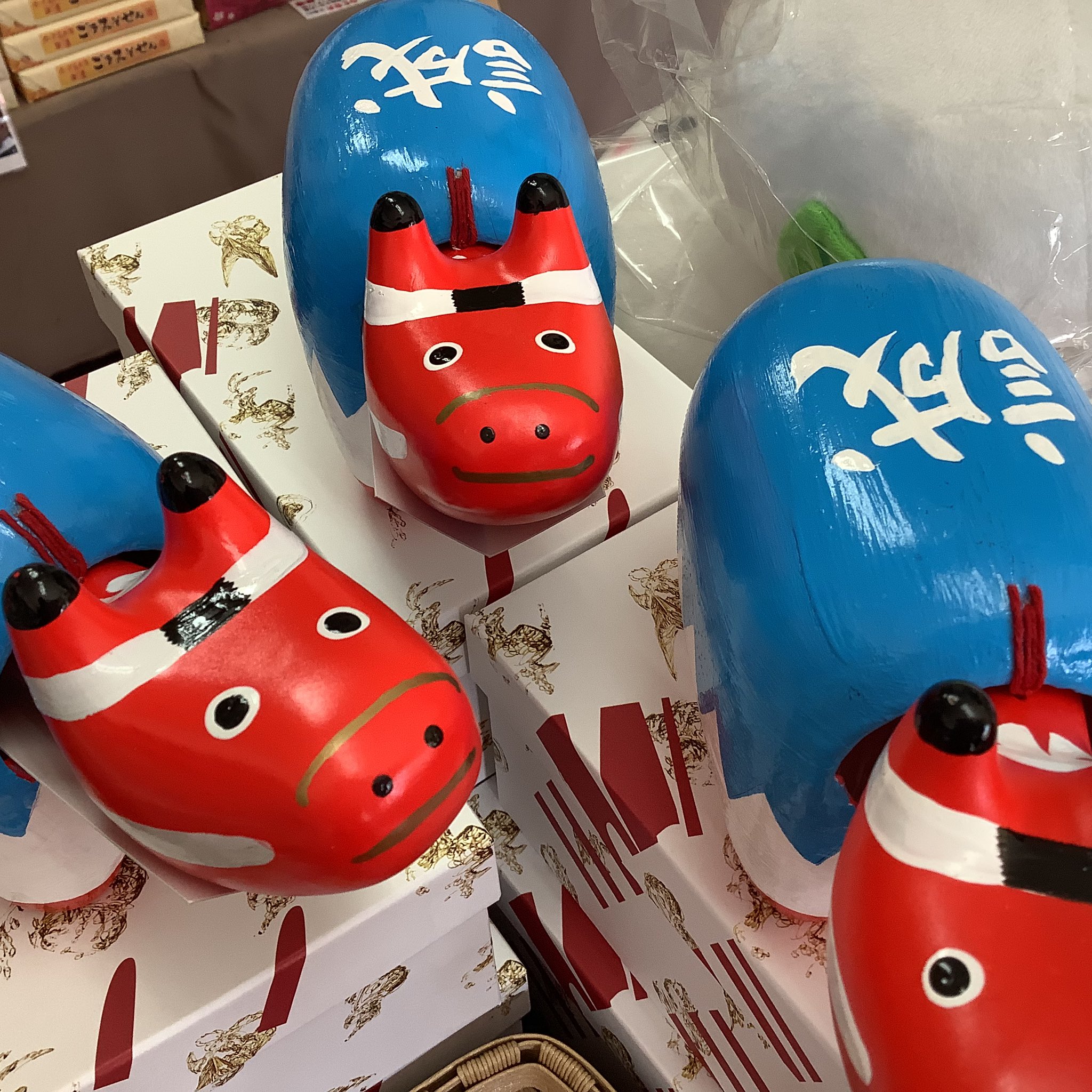 新撰組 赤べこ 赤べこ新撰組ふるさと納税18.5cm新品 新選組赤べこ｜赤