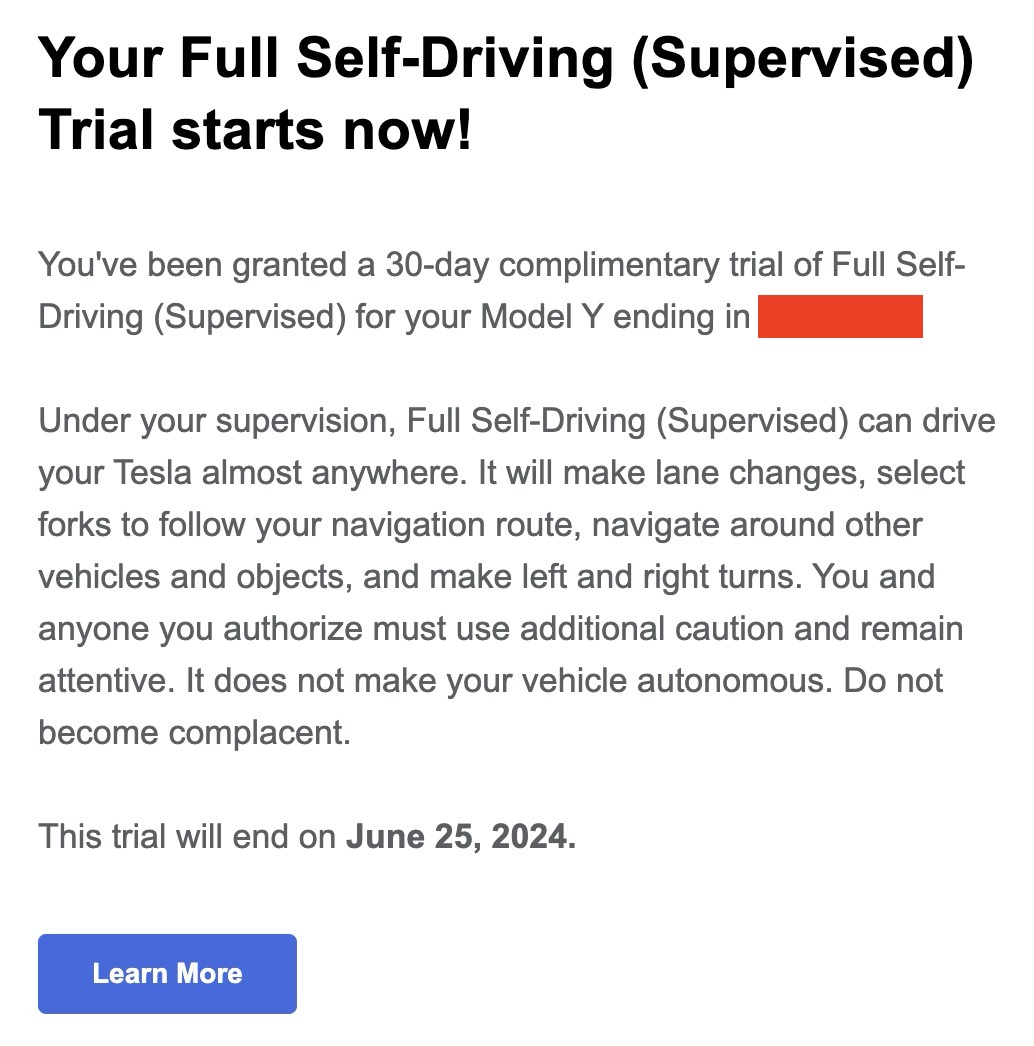 WOOT! Tesla FSD 30-Day Trial STACKS on top of my current 3-Month FSD that I redeemed from using Tesla Referral Credits! #tesla #fsd #fullselfdriving #modely FYI: @DennisCW_