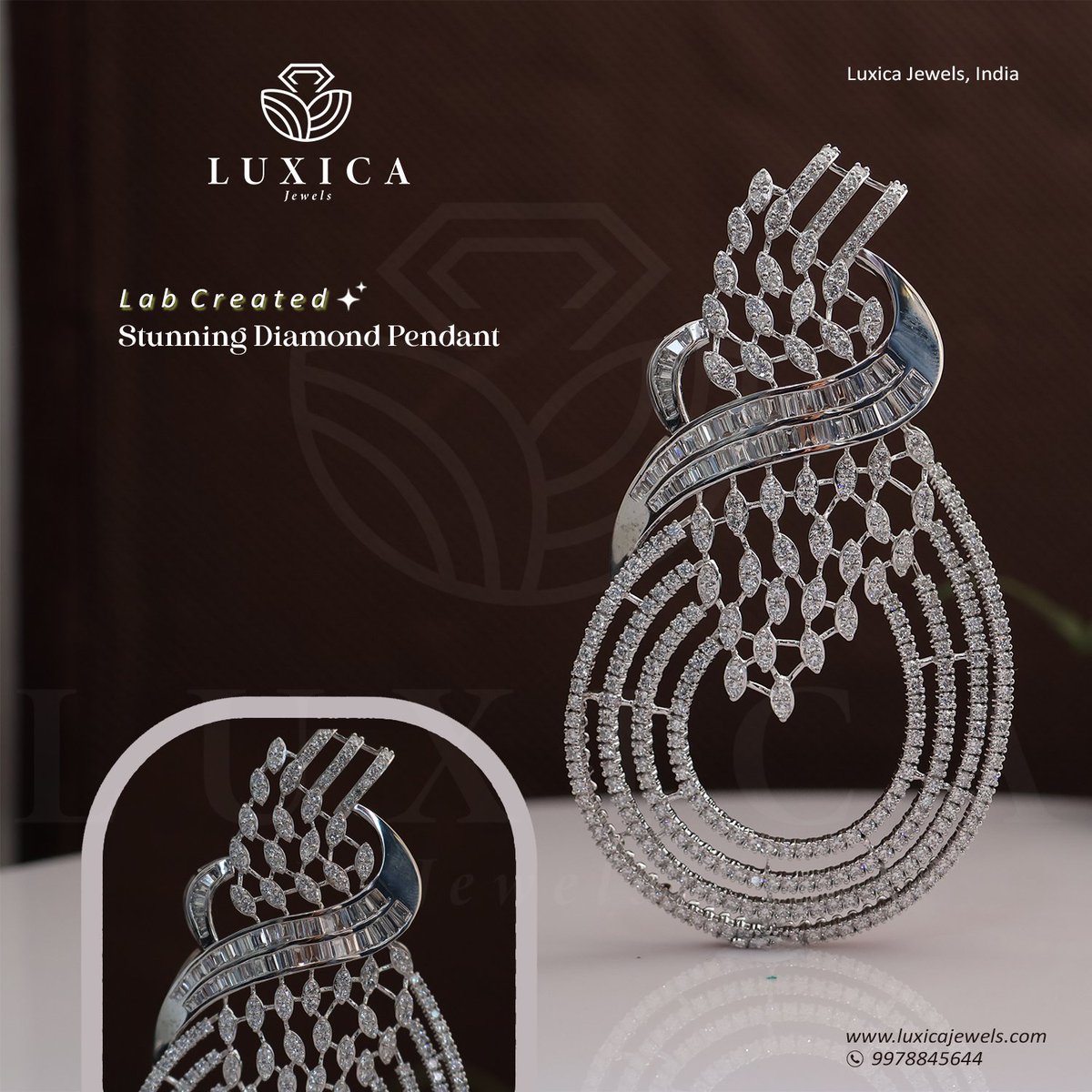 LuxicaJewels's tweet image. Design your dream pendant! Choose from a variety of stunning lab-grown diamonds to create a piece that reflects your unique style. 
Visit. : luxicajewels.com

#labcreated #cvd #hpht #solitairediamonds #fancydiamond #labgrowndiamonds #marquiseshaped #pearcut #roundbrilliant