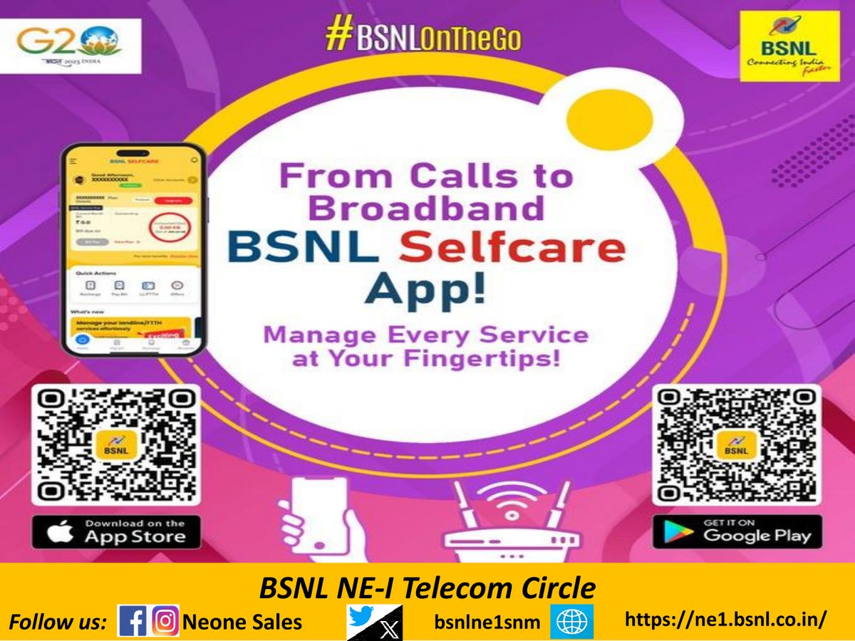Sales & Marketing BSNL NE-I tweet media