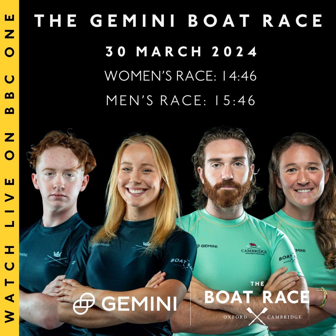 It's the Boat Race today - if you're in the UK, you can watch on BBC One, and here's a very useful link about where, when and how to watch as a spectator, including fan zones in Hammersmith and Fulham, and a link to broadcast channels around the world buff.ly/3IJ9WHx