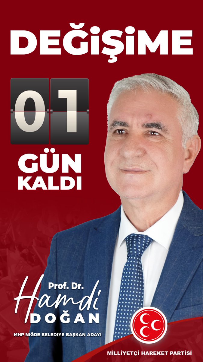 DEĞİŞİME 1 GÜN KALDI