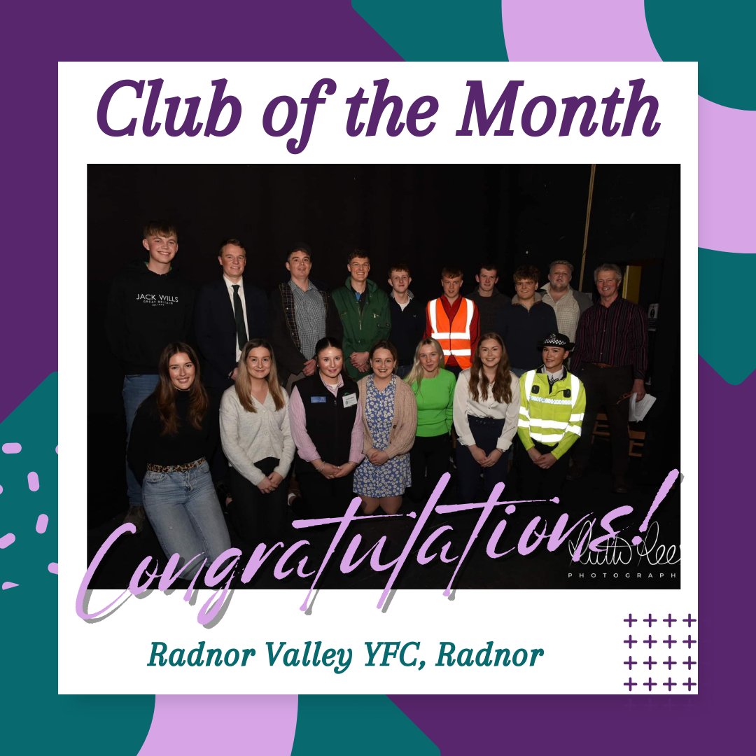 💜 Club of the Month 💜 March's Club of the Month is... Radnor Valley YFC from Radnor 🤩 Read more about this sporty, competitive, friendly and determined club here 👉🏼 yfc.wales/club-of-the-mo… #yfcdoitbest #cffiyfc #clubofthemonth #CFfICymru #WalesYFC