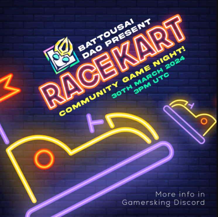 Are u a good racer? Are u brave enough? Join us 3PM UTC today at discord.gg/6VQy7wBK5M