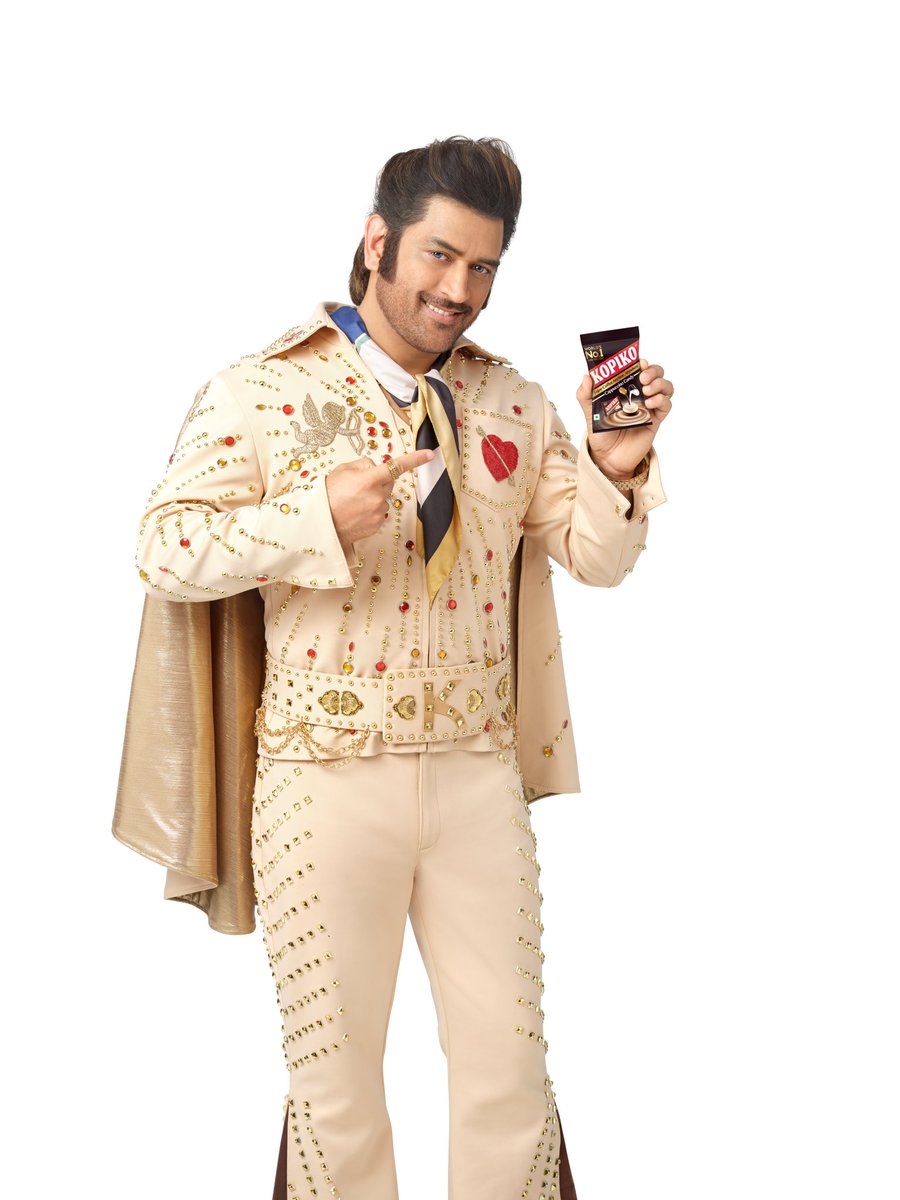 venketramg's tweet photo. @msdhoni teams up with #KopikoIndia

“Captain Cool” stars in a Cupid themed advertisement for Kopiko candy, showcasing his versatility in pulling off different looks. 

@msdhoni the new face of Kopiko Candy in India.

#gvenketramphotography #gvenketram #msdhoni #mahi #mayora https://t.co/XJAooMe238