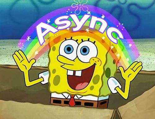 😍Contribution from a fan: SpongeBob Discovers Async Over the Rainbow #Asyncs #OKX #zkLinkNova