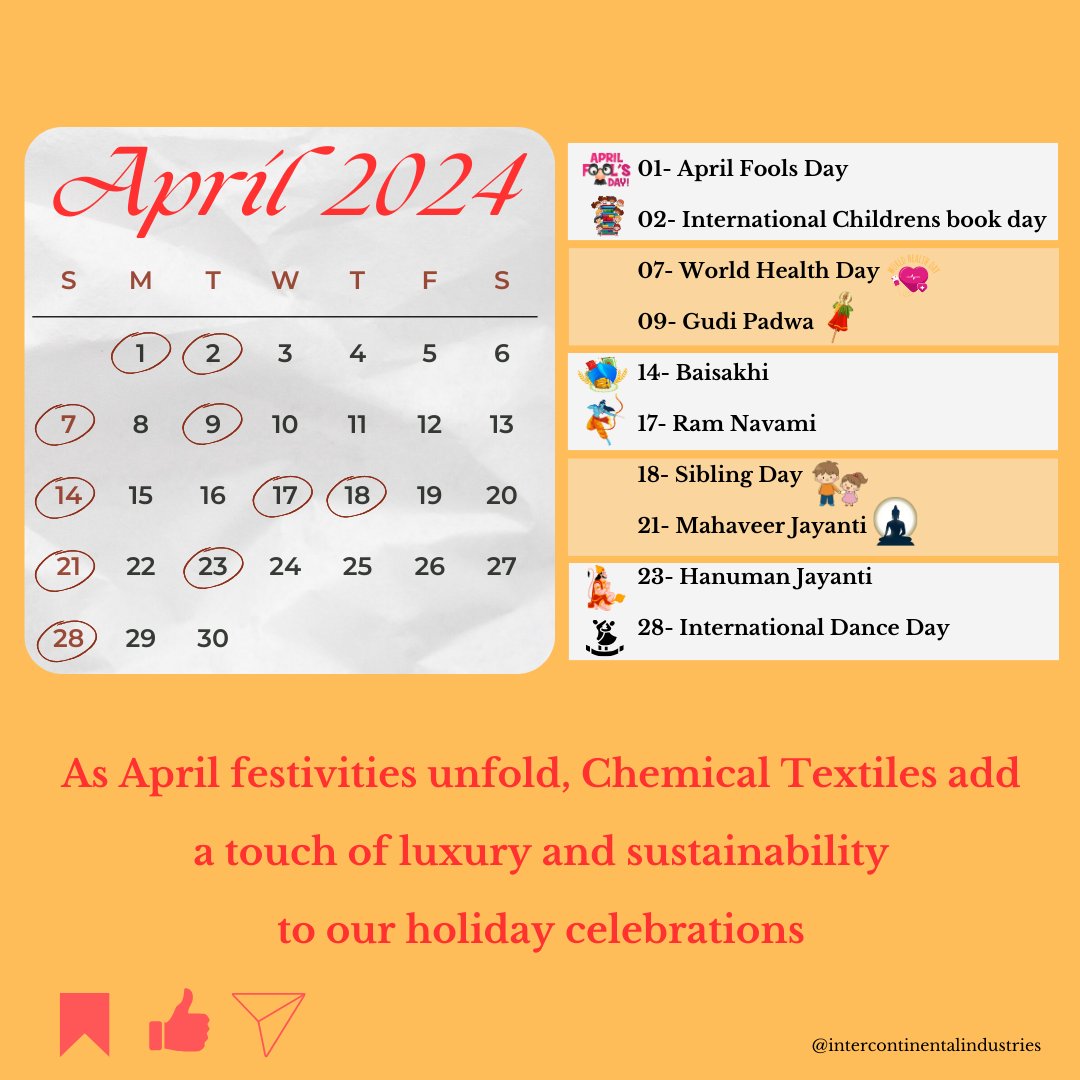 InterIndustries's tweet photo. Join us in celebrating April's Special days! Let's make each minute matter!

👉 just save this Chemical safety tips

⚡️Follow @intercontinentalindustries for more Chemical tips.

#holiday  #Management #SafetyFirst #Industry #intercontinentalindustries #Reels #ReelkaroFeelKaro https://t.co/dCZfLoxyQ5