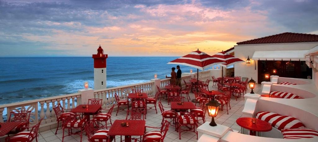 Oyster Box (South Africa) - Located on the coast of Umhlanga, this restaurant offers stunning views of the Indian Ocean and the iconic lighthouse.  #OverstockCrazyGoodDeals  #restaurants #eatingout  #eating