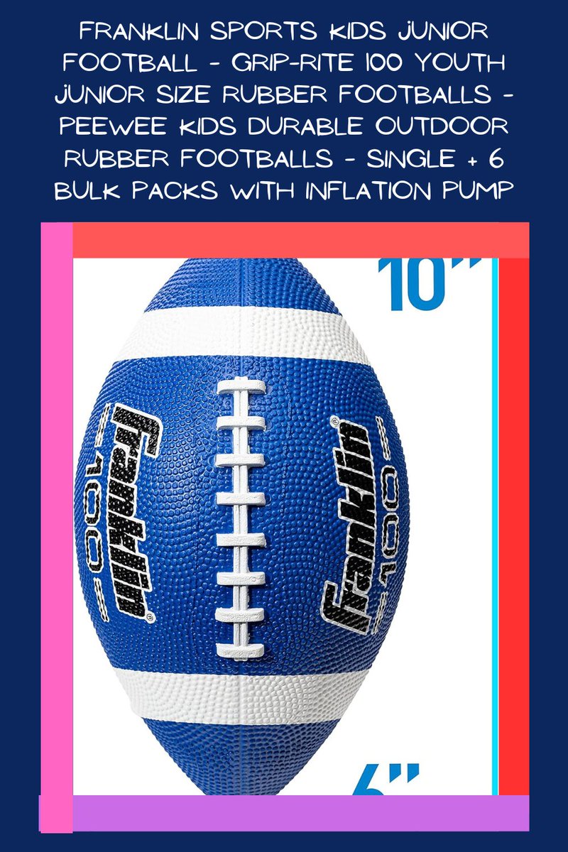 Playtime MVP: Franklin #Sports Junior #Footballs | Shop Now 👉👉👉 shorturl.at/enqEU 👈👈👈 #shead